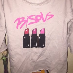 Rare vintage Wildfox Bisous sweater